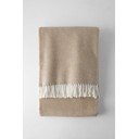 Светлокафяво каре със съдържание на памук , 140 x 180 cm Jade - Euromant