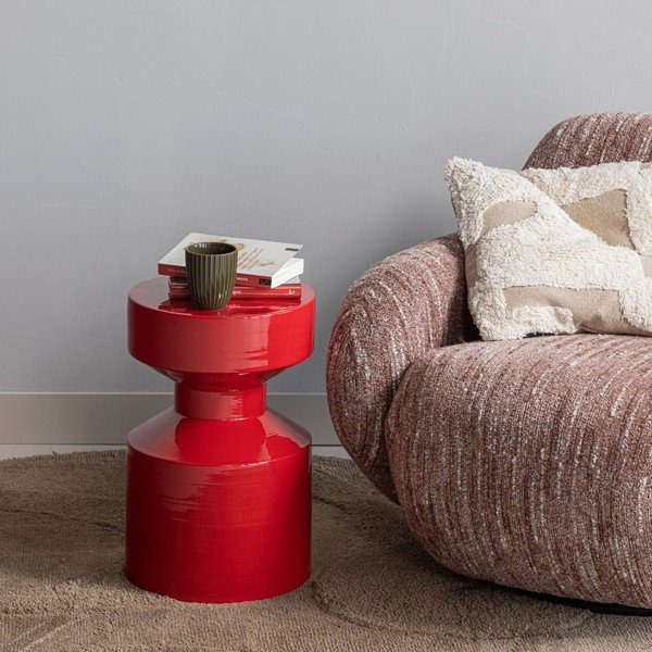 Метална кръгла странична масичка ø 30 cm Ferry – WOOOD-image-1