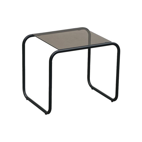 Странична масичка със стъклен плот 40x50 cm Ventana – Leitmotiv