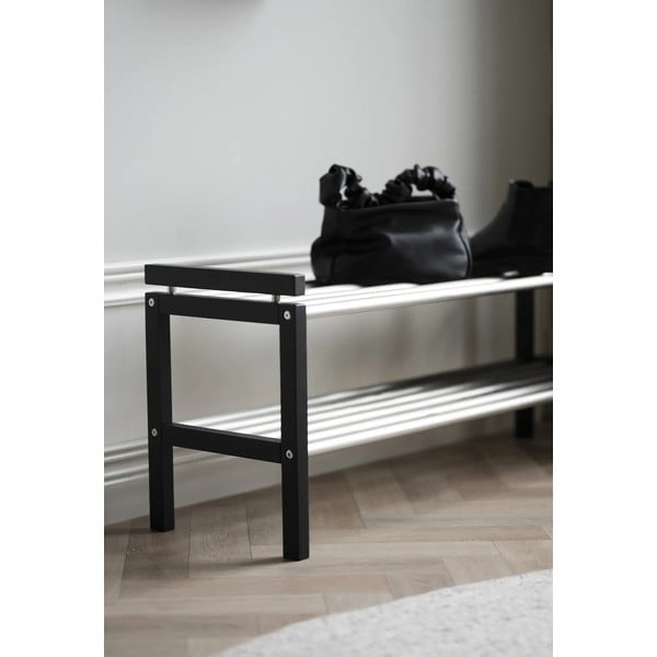 Стойка за обувки от масивен дъб естествена Confetti – Rowico-image-2