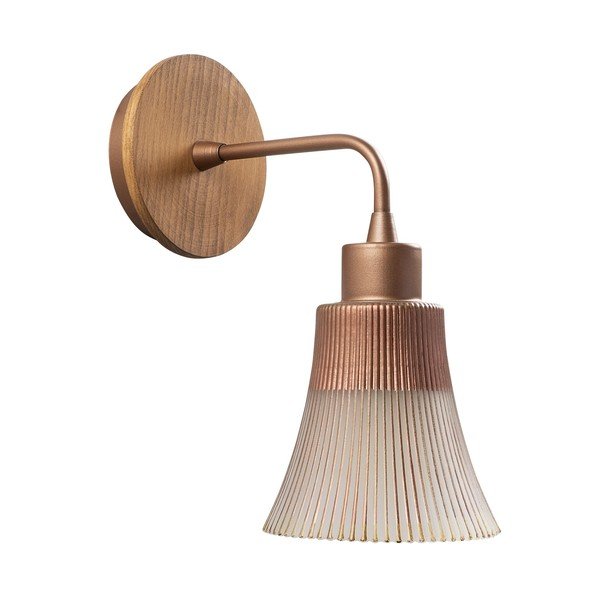 Стенна лампа в меден цвят ø 13 cm Foca – Opviq lights-image-2