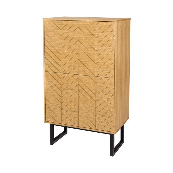 Комод с чекмеджета от дъбова дървесина Херингбон Camden - Woodman-image-2