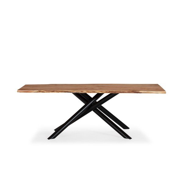 Трапезна маса от масивна акация 100x220 cm Anuri – MOME-image-4