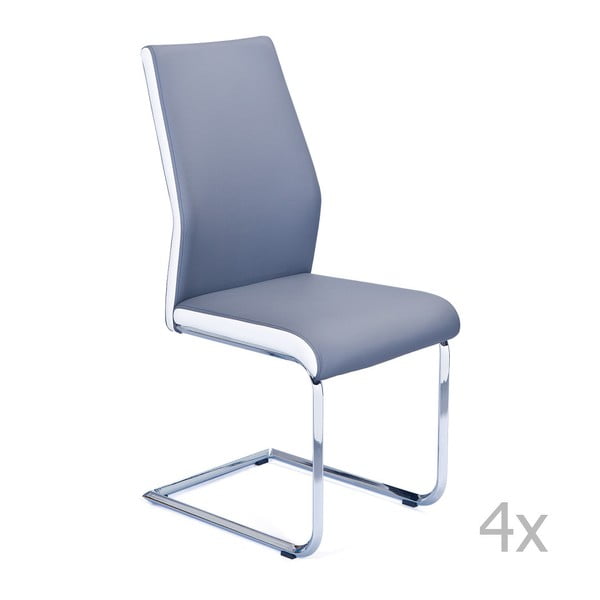 Комплект от 4 трапезни стола Conecticut - Interlink