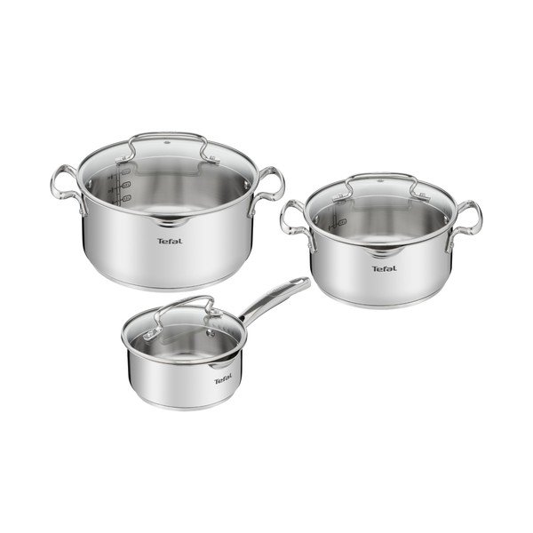 Комплект съдове от неръждаема стомана 6 бр. DUETTO+ G719S655 – Tefal