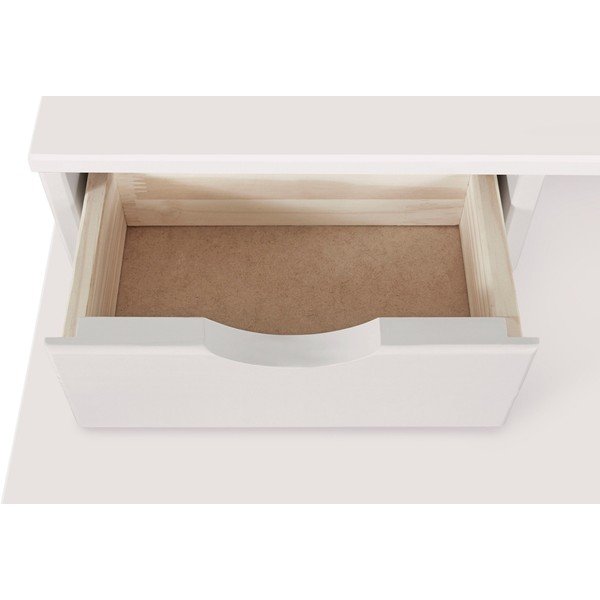 Работна маса от бял бор с рафт Gava - Støraa-image-4