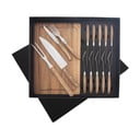 Прибори за хранене от неръждаема стомана в сребрист и естествен цвят, 15 бр.  – Orion