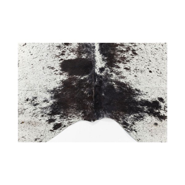Bílo-hnědý koberec z hovězí kůže Kare Design Hide, 190 x 150 cm-image-4