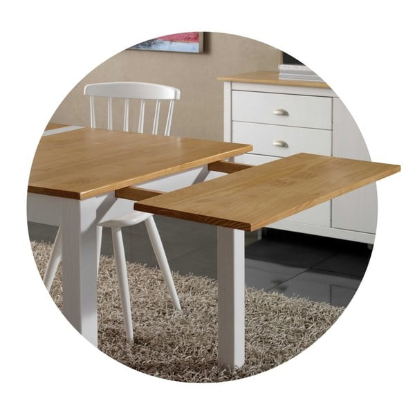 Маса за хранене от масивна борова дървесина Jade - Marckeric-image-1