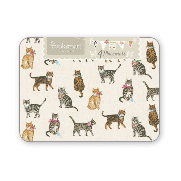 Sada 4 prostírání Cooksmart England Cats on Parade-image-2