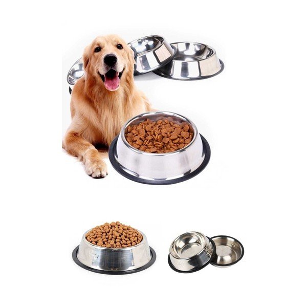 Метални купички за животни в комплект от 2 бр. ø 22 см - Lydia&Co-image-1