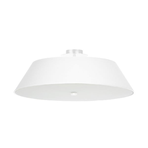 Бяла лампа за таван със стъклен абажур ø 60 cm Hektor - Nice Lamps