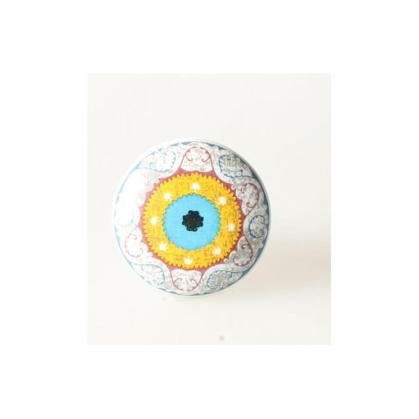 Porcelánová úchytka Blue Eye