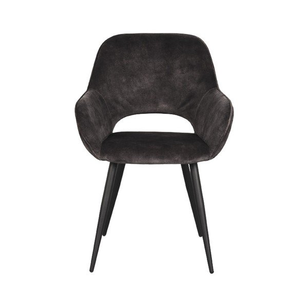 Антрацитни трапезни столове в комплект от 2 броя Fer - LABEL51-image-2