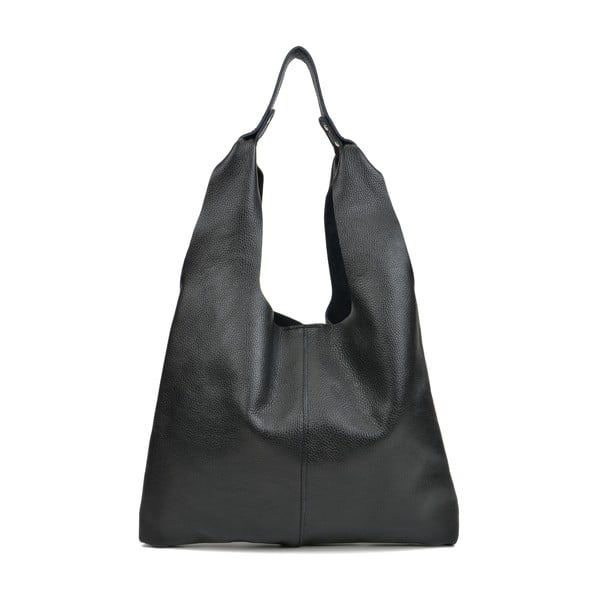 Черна кожена чанта - Sofia Cardoni