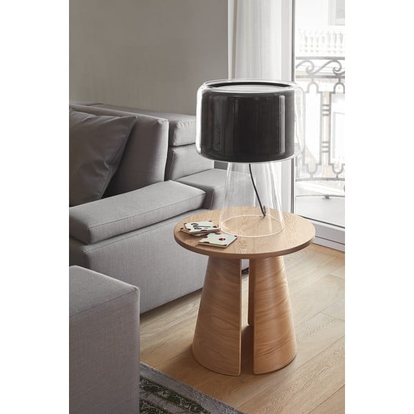 Кръгла странична масичка от декор от дъб  ø 50 cm Cep – Teulat-image-1