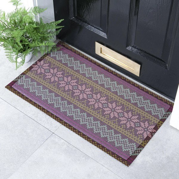 Изтривалка от рециклирана пластмаса 40x70 cm Fair Isle  – Artsy Doormats-image-1
