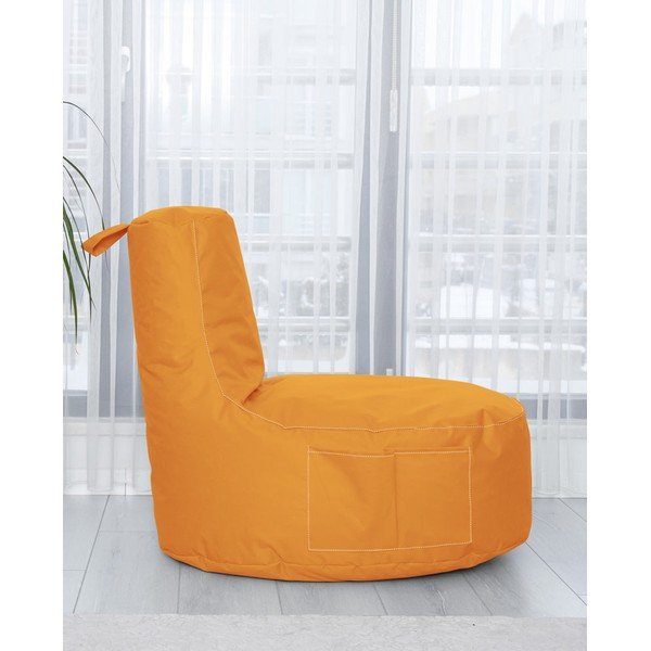 Оранжев пуф EVA Sport - Floriane Garden-image-2