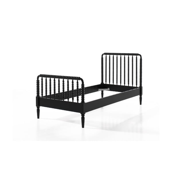 Черно детско легло Alana, 90 x 200 cm - Vipack