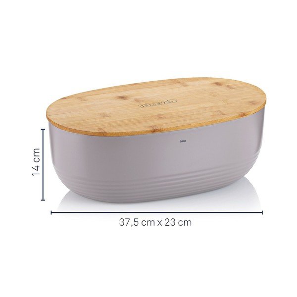 Бежова кутия за хляб , 37,5 x 23 cm Namur - Kela-image-4