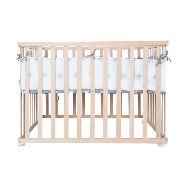 Кошара за игра в естествен цвят 100x100 cm - Roba-image-4