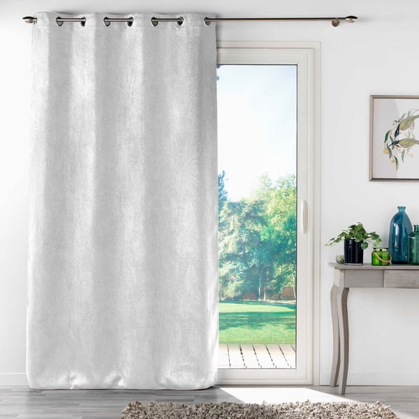 Бяла затъмняваща завеса 135x280 cm Melodie – douceur d'intérieur-image-2