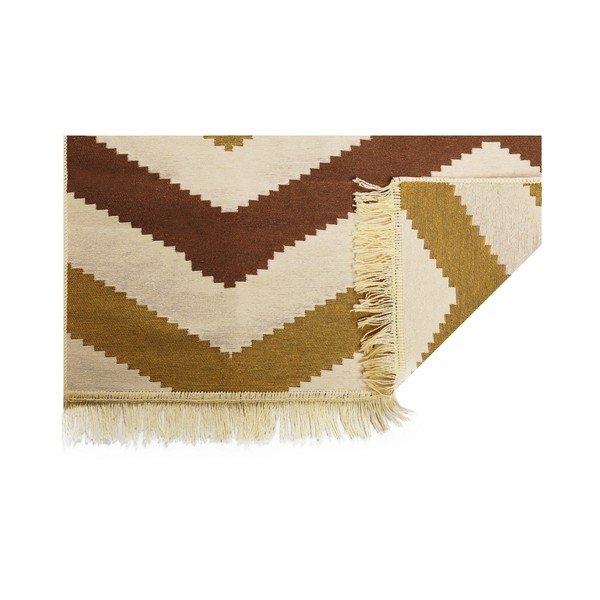 Hnědý koberec ZigZag Brown, 80 x 150 cm-image-2