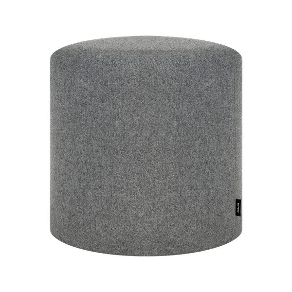 Сива вълнена табуретка Folk – noo.ma