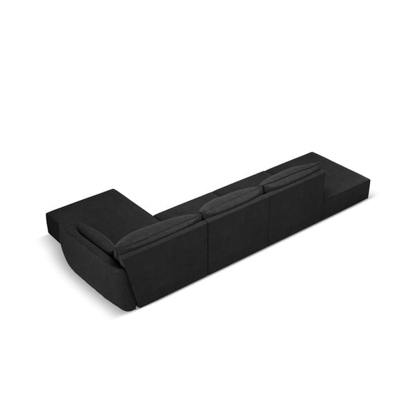 Тъмносив ъглов диван (десен ъгъл) Vanda - Mazzini Sofas-image-3