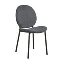 Антрацитен трапезен стол Cliff – Actona