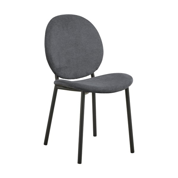 Антрацитен трапезен стол Cliff – Actona