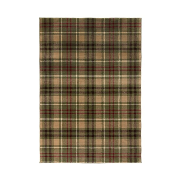 Зелен килим Highland, 200 x 290 cm - Flair Rugs