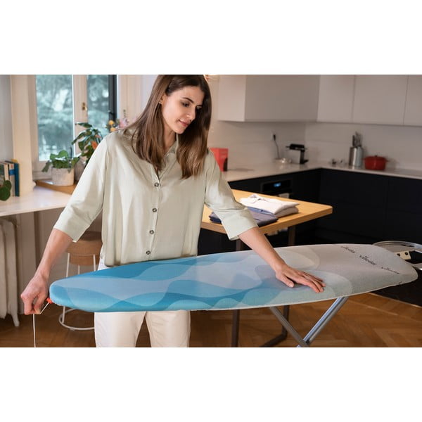 Синьо-сиво памучно покритие за дъска за гладене Ultra Fresh - Vileda-image-2