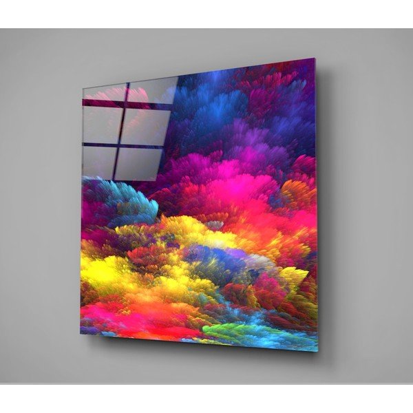 Картина върху стъкло , 40 x 40 cm Color Burst - Insigne-image-3