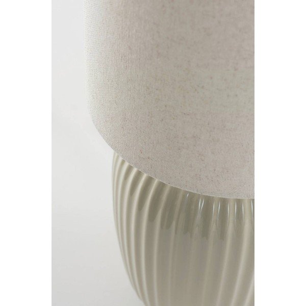 Бежова керамична настолна лампа (височина 41,5 cm) Karlsson – Jotex-image-3