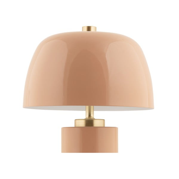 Бежова LED затъмняваща се настолна лампа с метален абажур (височина 30 cm) Freya – Leitmotiv-image-3