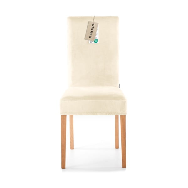 Кремави ластични покривала за стол в комплект от 4 бр. 48 cm Sento – Restilo-image-2