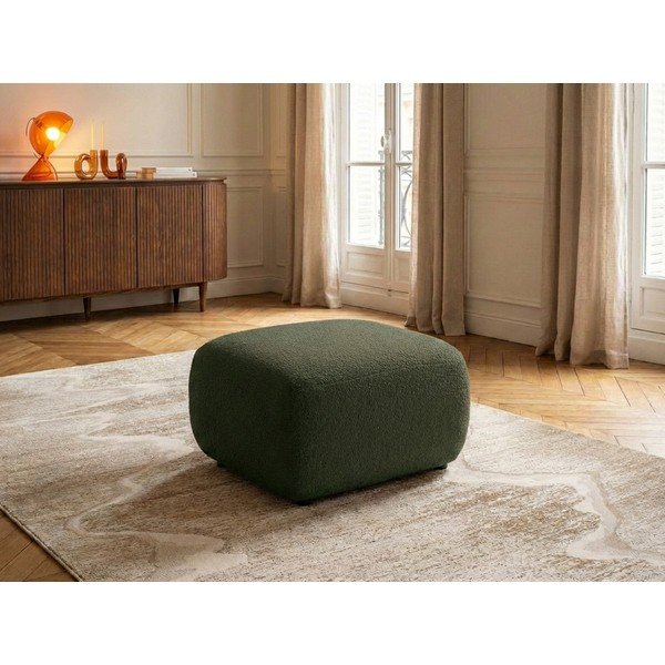 Зелена табуретка  от прежда с примки от букле Montaigne – Bobochic Paris-image-1