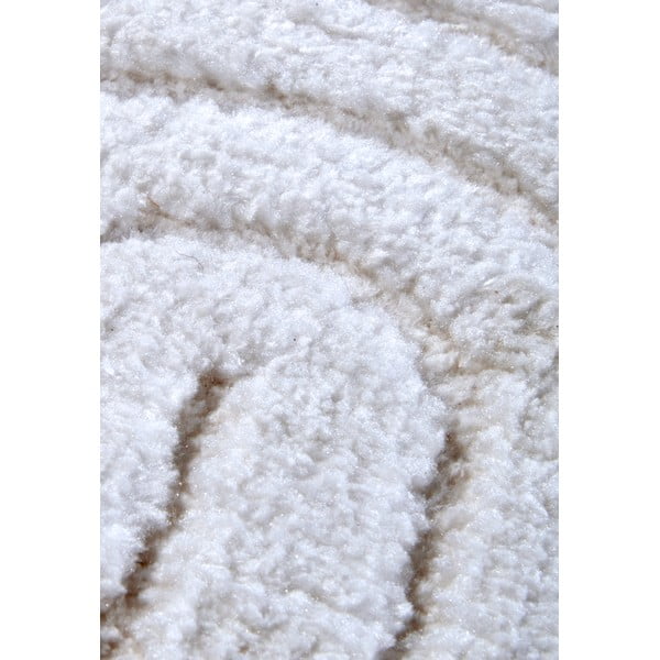 Бял кръгъл килим ø 160 cm Panglao New York White – Elle Decoration-image-4