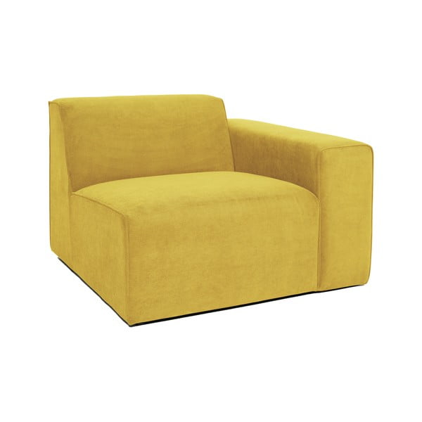 Модул на жълт велурен диван (десен ъгъл) Sting - Scandic-image-2