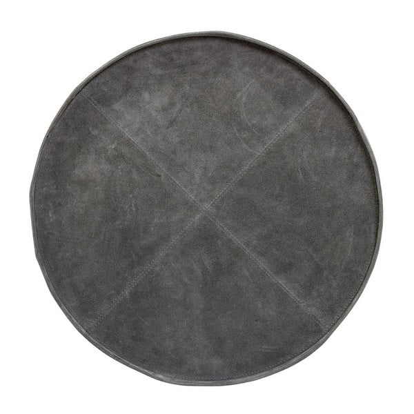 Поднос Regna от сив велур, ⌀ 46 cm - Bloomingville