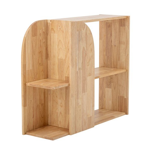 Библиотека от масивно каучуково дърво в естествен цвят 85x70 cm Alec – Bloomingville-image-3