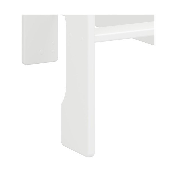 Бяло повдигнато детско легло 90x200 cm Steens for Kids - Tvilum-image-2