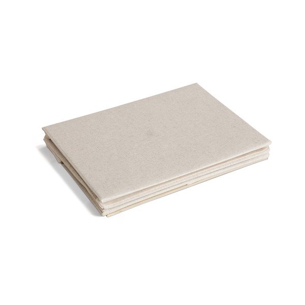 Бежова текстилна кутия за съхранение с капак 27x36x19 cm Soft Storage Small – Bigso-image-4
