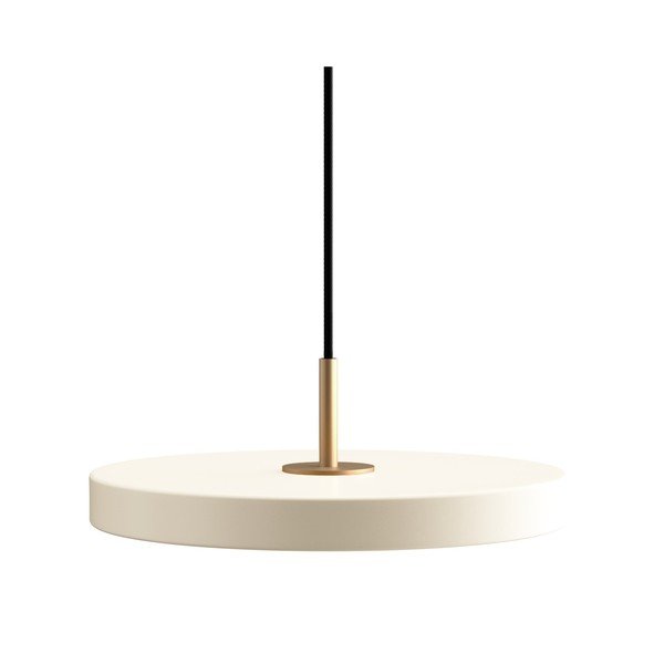 Кремаво LED затъмняващо се висящо осветително тяло с метален абажур ø 31 cm Asteria Plus Mini – UMAGE