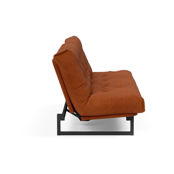 Оранжев сгъваем диван от рипсено кадифе 200 cm Fraction – Innovation-image-3