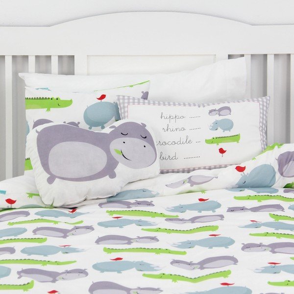 Детска памучна завивка и възглавница , 140 x 200 cm Hippo - Mr. Fox-image-4