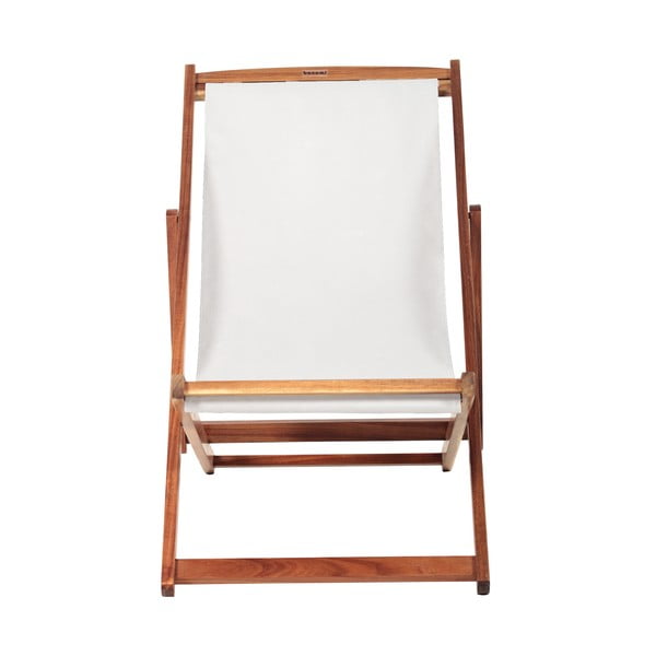 Бежов/в тъмно естествен цвят градински шезлонг от масивно дърво Dionysus – Bonami Essentials-image-1