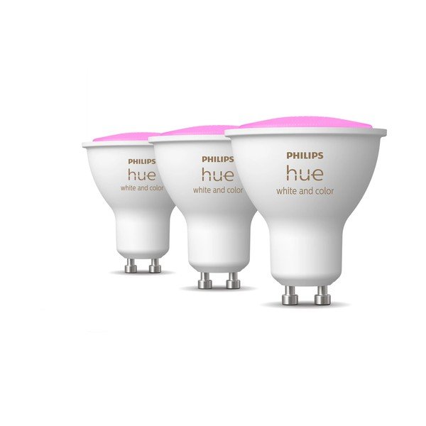 LED комплект крушки 3 бр. GU10, 6 W White and color ambiance – Philips Hue-image-1