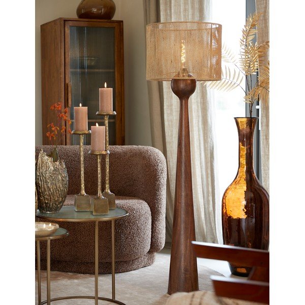 Абажур в естествен цвят ø 40 cm Tossa – Light & Living-image-1